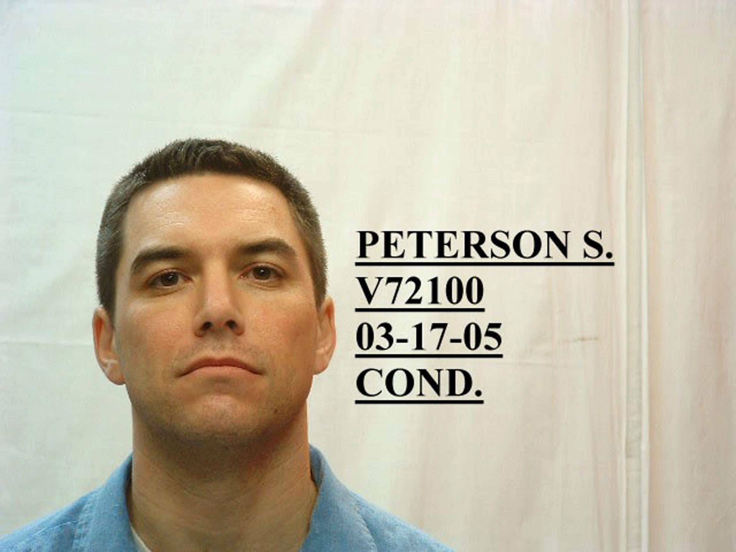 SAN QUENTIN, CA - MARCH 17: In this handout image provided by the California Department of Corrections, convicted murderer Scott Peterson poses for a mug shot March 17, 2005 in San Quentin, California. Judge Alfred A. Delucchi sentenced Peterson to death March 16 for murdering his wife, Laci Peterson, and their unborn child.