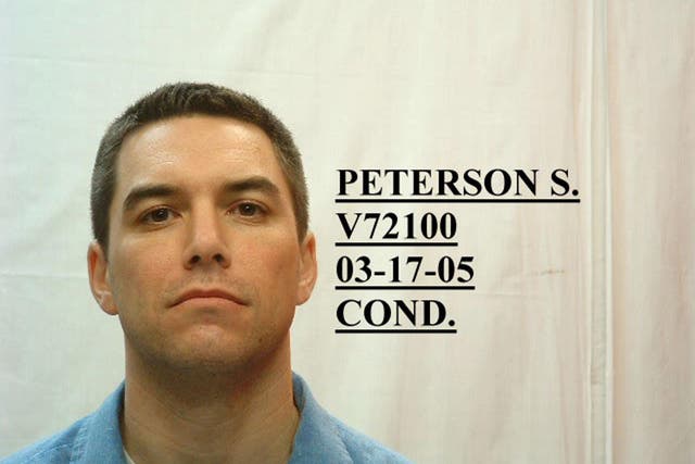SAN QUENTIN, CA - MARCH 17: In this handout image provided by the California Department of Corrections, convicted murderer Scott Peterson poses for a mug shot March 17, 2005 in San Quentin, California. Judge Alfred A. Delucchi sentenced Peterson to death March 16 for murdering his wife, Laci Peterson, and their unborn child.