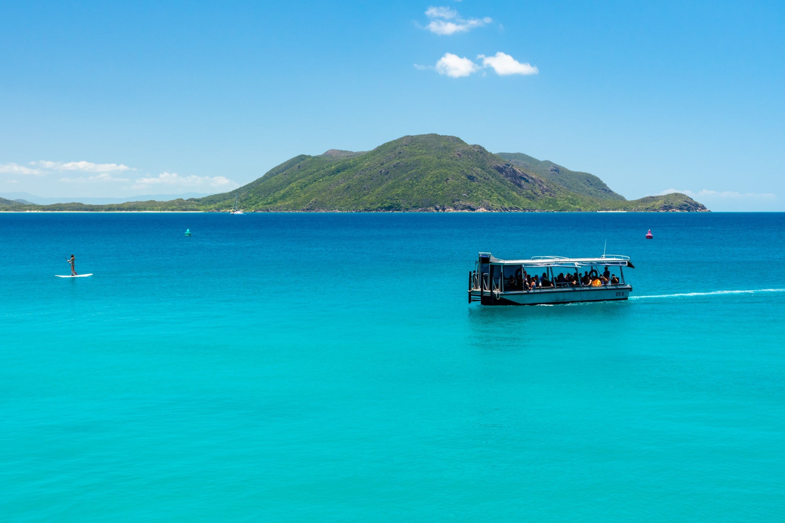 Fitzroy Island surrounded by the Great Barrier Reef