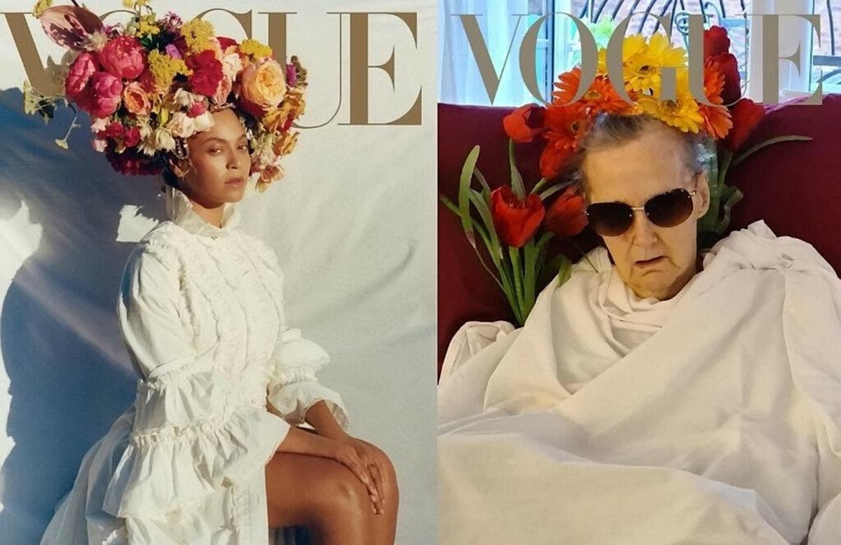 Creative care home residents reenact iconic Vogue covers, including Beyoncé's September issue