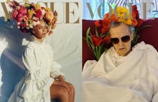 Creative care home residents reenact iconic Vogue covers