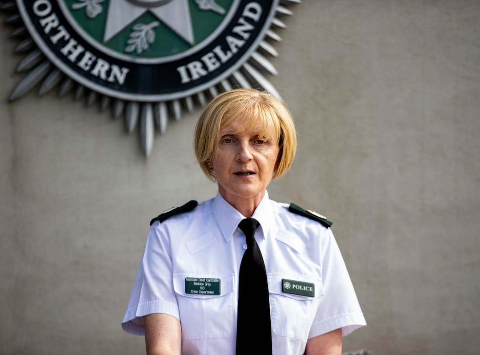 Assistant Chief Constable Barbara Gray during a press conference at PSNI headquarters in Belfast, 24 August 2020.