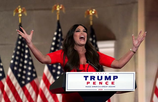 Kimberly Guilfoyle speaks at the Republican National Convention on 24 August, 2020