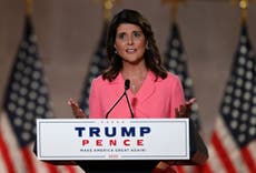What does Nikki Haley have to gain from defending Trump? Everything