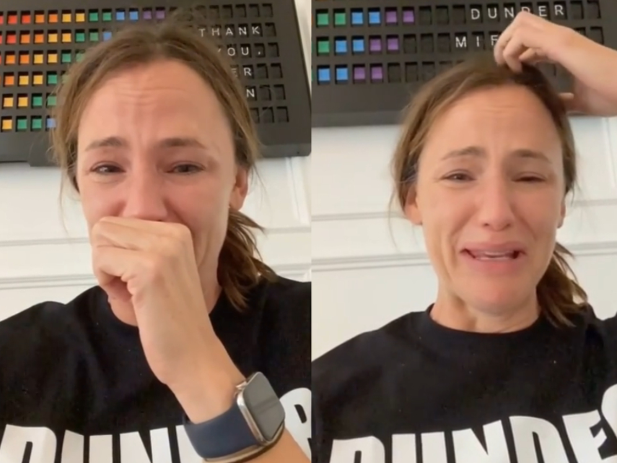 Jennifer Garner’s emotional reaction to finishing The Office goes viral