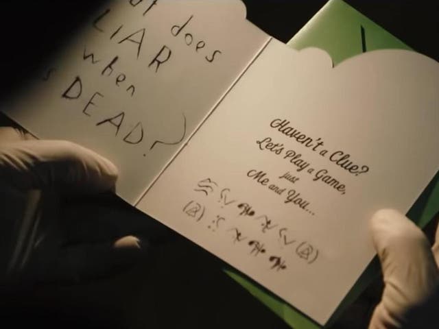 The first trailer for 'The Batman' featured a cryptic message from Paul Dano's Riddler
