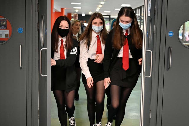 Masks will be required when moving around corridors and spaces where social distancing cannot be guaranteed
