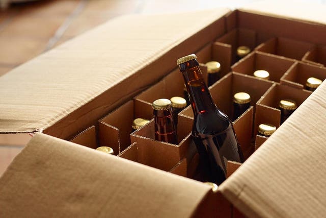 Large numbers of customers ordered beer online during lockdown