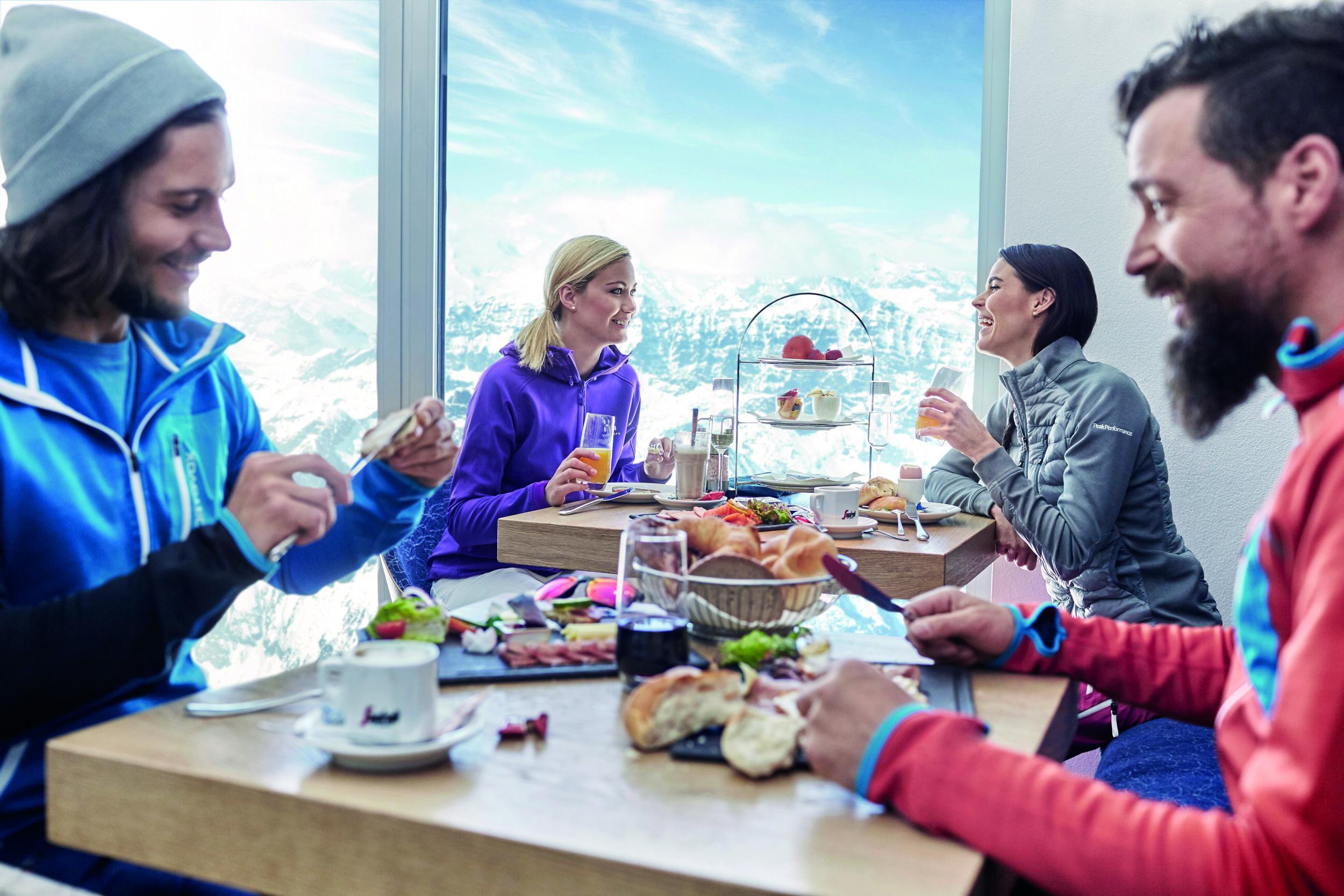 Enjoy food with a view at Gipfel Restaurant, the highest in SalzburgerLand