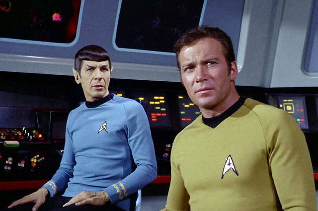 Leonard Nimoy and William Shatner in the original 'Star Trek' TV series