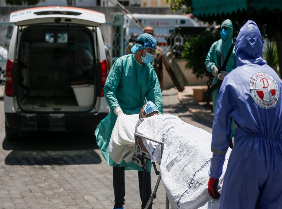 El sistema de salud de Gaza no cuenta con el equipo necesario para atender una gran cantidad de pacientes que enfermen de este padecimiento