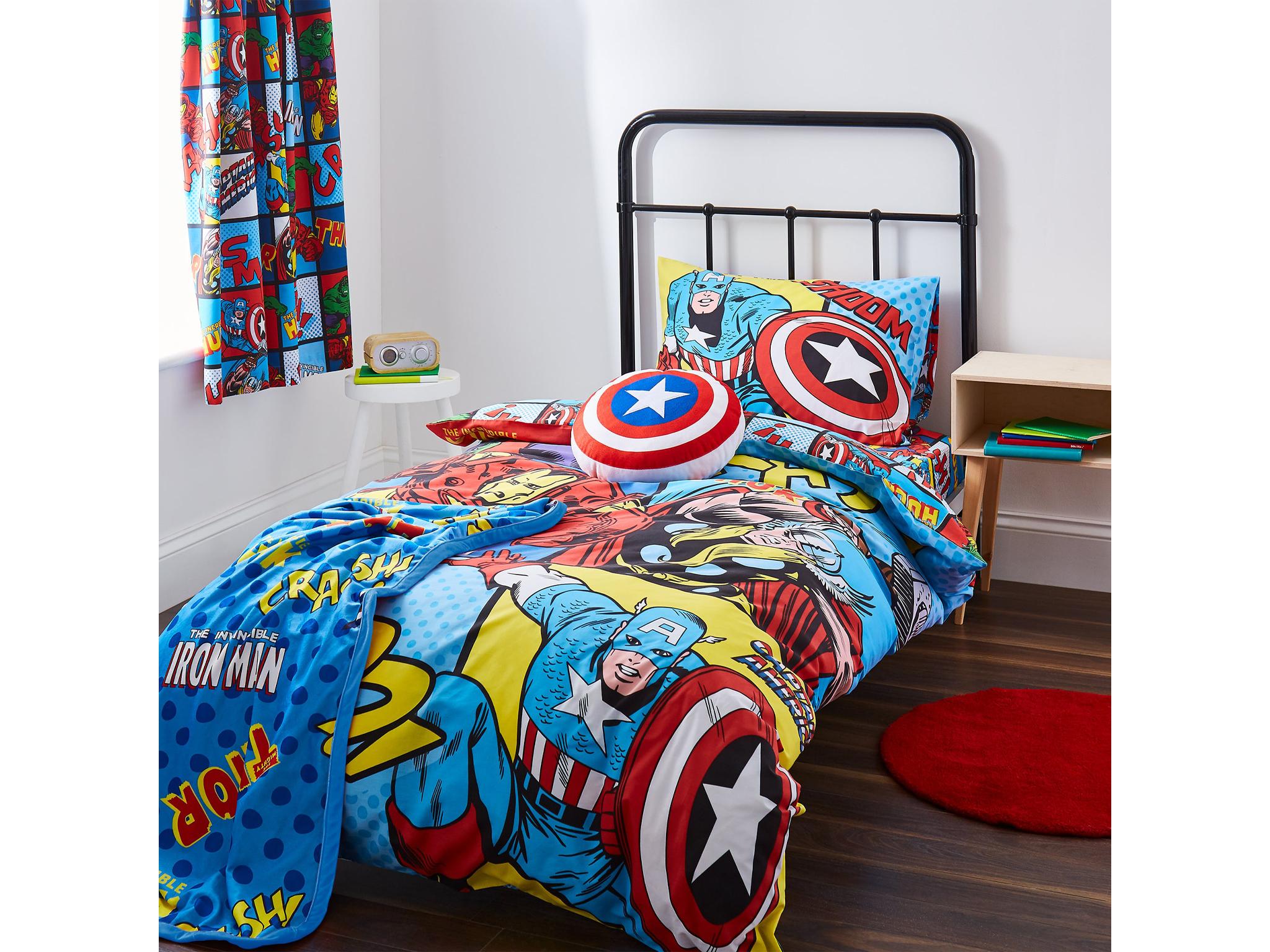Marvel Comic Tones Disney Character Children Character Bedding Set 