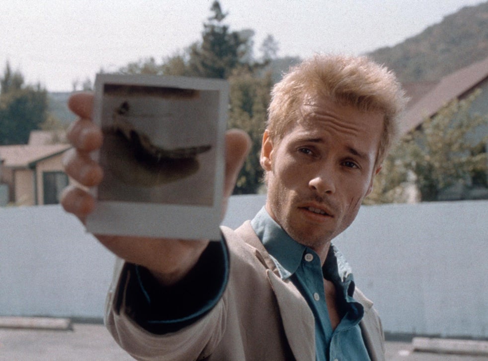 Guy Pearce in Christopher Nolan’s ‘Memento’ (Rex)