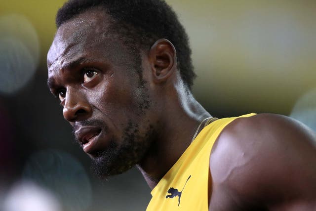 Usain Bolt said he had not symptoms when he was tested