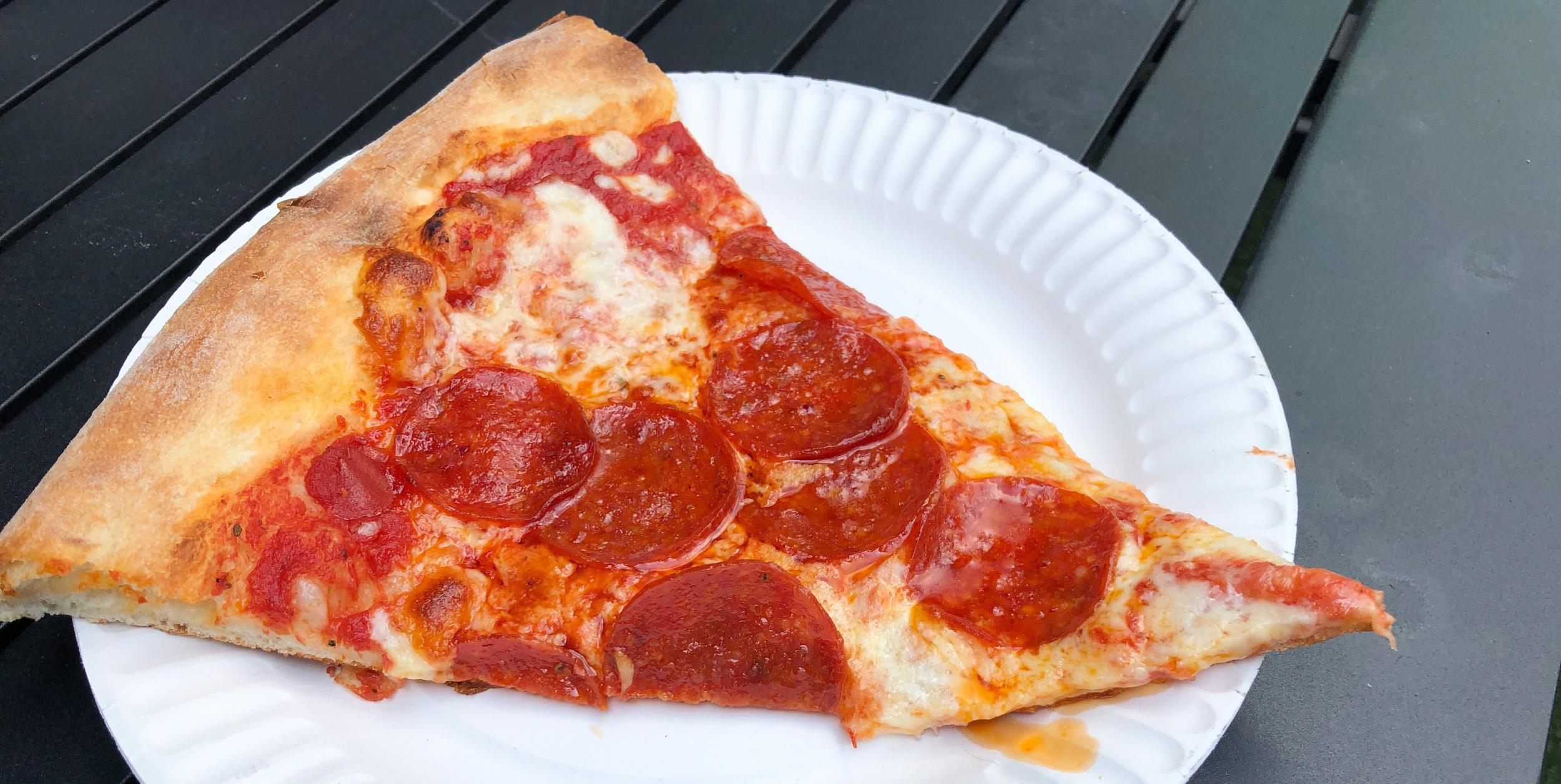 Pizza slice picture causes people to think twice about their school