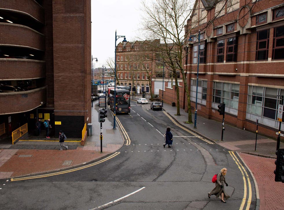 A near-empty Birmingham city centre during lockdown. Thousands of employees will continue to work from home as companies say they have no plans for the return to the office in the near future