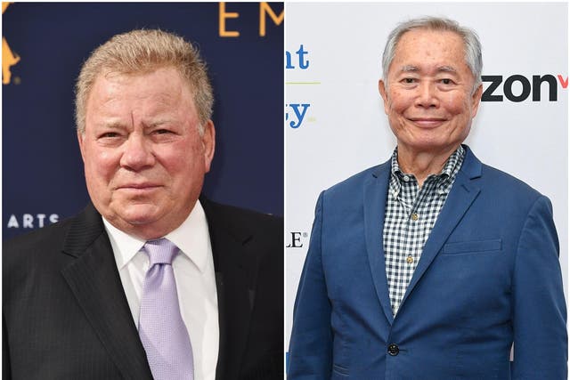 Takei (right) claimed that Shatner was jealous of the attention co-star Leonard Nimoy received from 'Star Trek' fans
