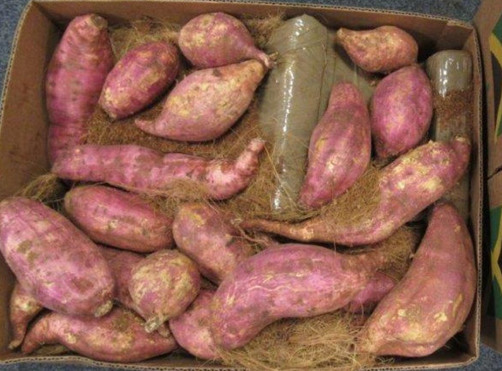 More than £4m worth of cocaine was found hidden in vegetables such as potatoes and yams