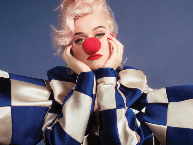 Katy Perry in artwork for her new album, 'Smile'