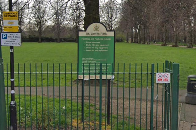 The body was found in St James Park, Walthamstow