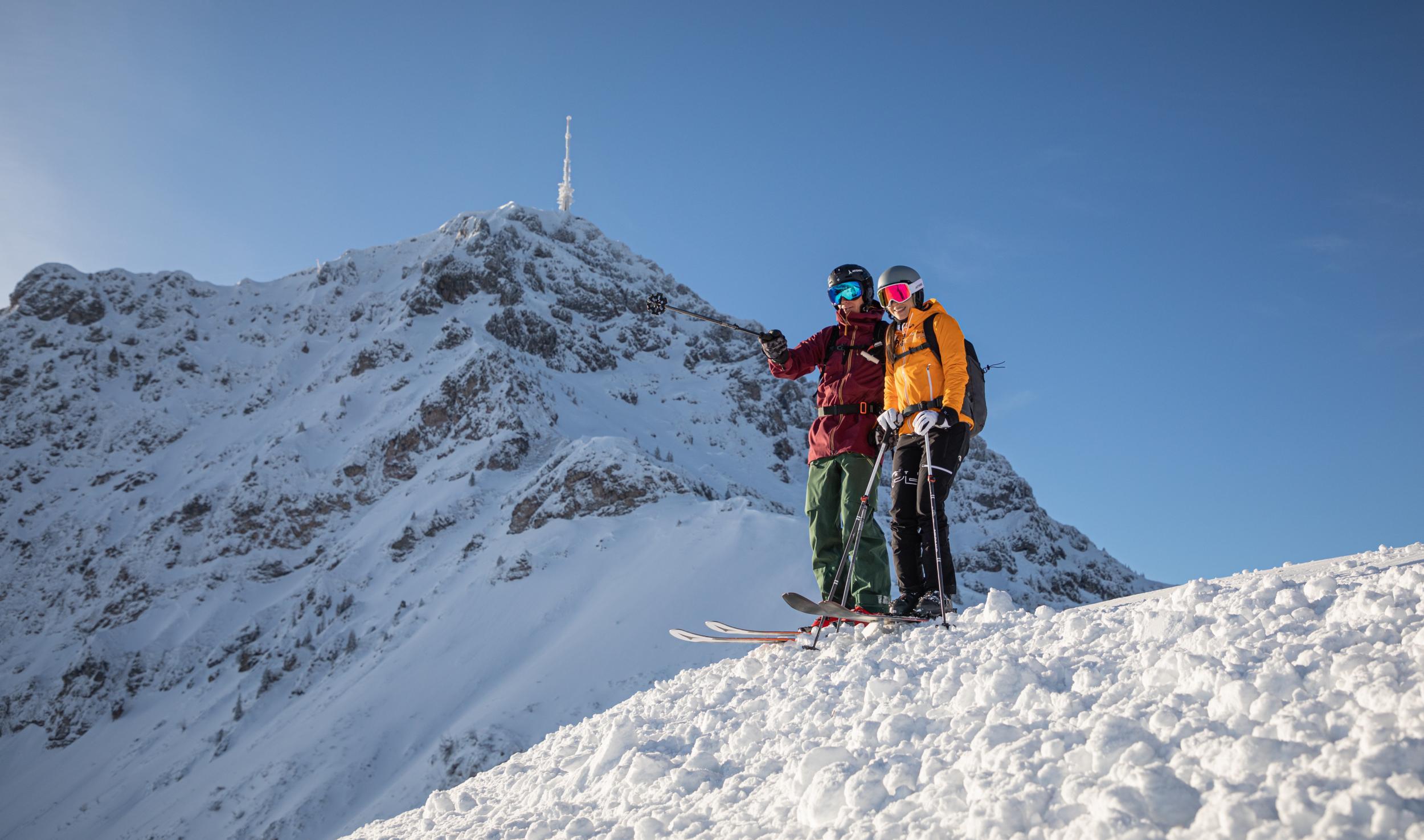 The mighty Kitzbüheler Horn is just one of many skiing destinations in the region