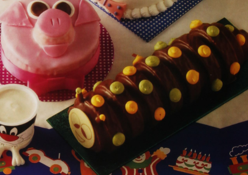 The first Colin the Caterpillar cake in 1990 (Marks &amp;amp; Spencer)