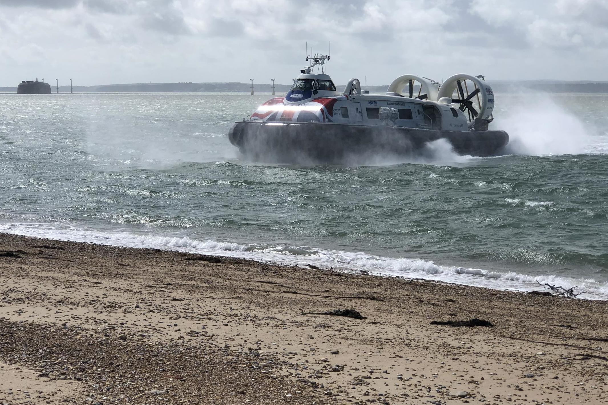 Power play: the hovercraft link between Southsea and Ryde in the Isle of Wight