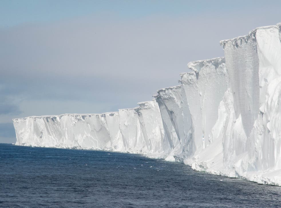 The Ross Sea Ice Shelf is Antarctica's largest