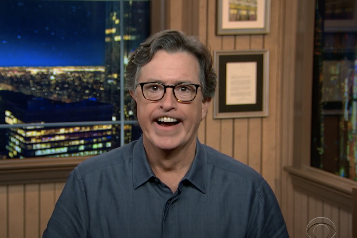Eric Trump: Stephen Colbert ridicules president's son's RNC speech with ...