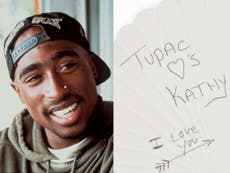 Tupac Shakur’s teenage love letters to go up for auction