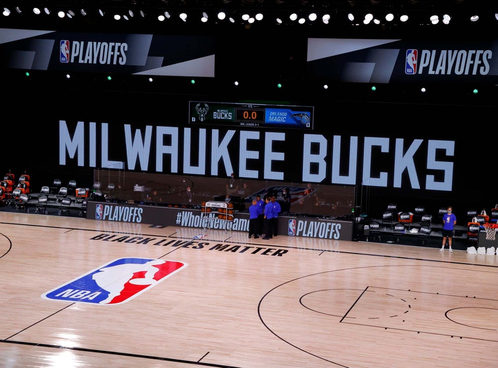 Jacob Blake Nba Leads Us Sport Boycott In Protest Against Racism And Racial Injustice The Independent The Independent