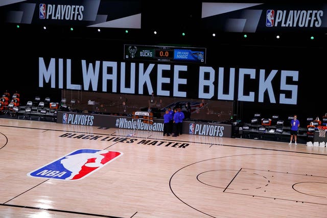 The Milwaukee Bucks boycotted their NBA play-off game against the Orlando Magic