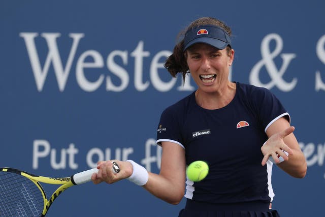 Johanna Konta reached the semi-finals of the Western & Southern Open by beating Maria Sakkari