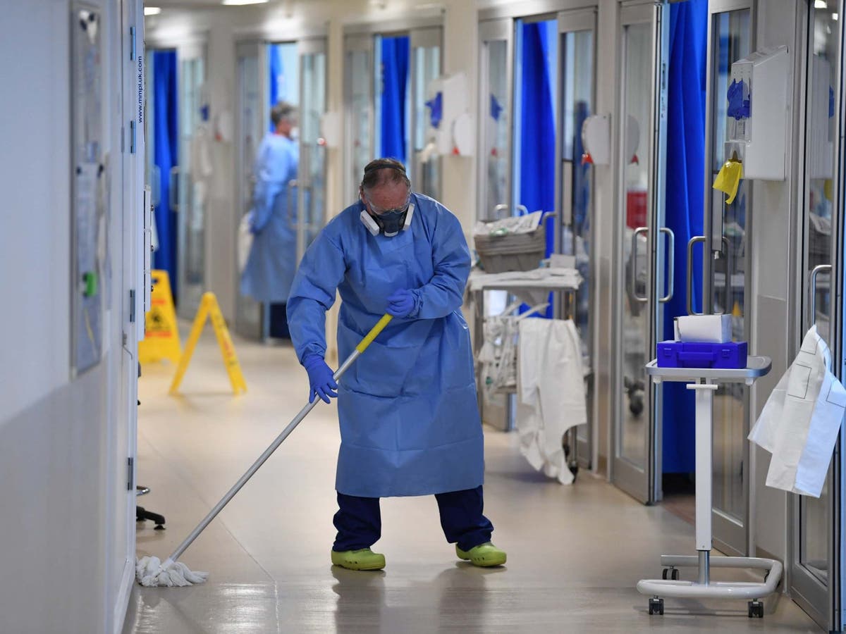 Hospital cleaners for private firm ‘forced to to work without PPE or proper training’