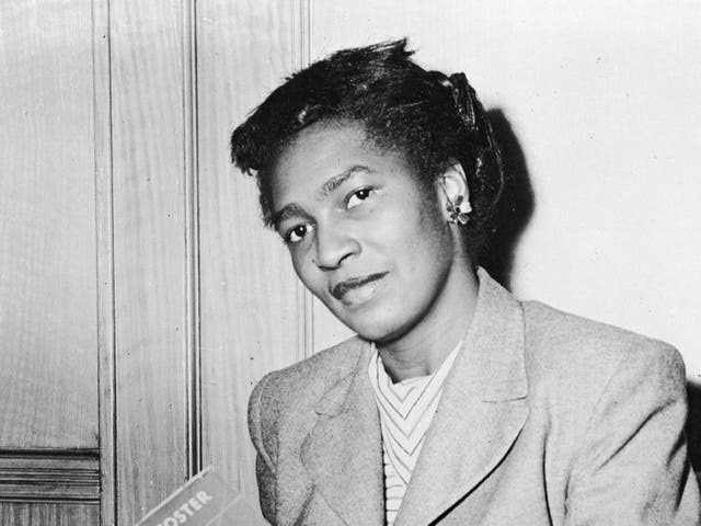 Communist leader Claudia Jones at the National Communist Headquarters in New York, 26th January 1948