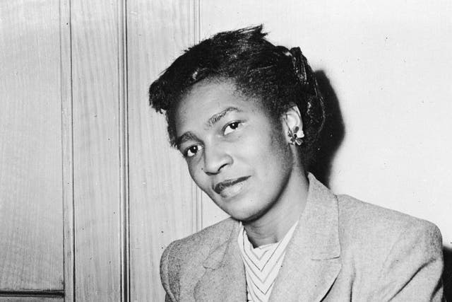Communist leader Claudia Jones at the National Communist Headquarters in New York, 26th January 1948