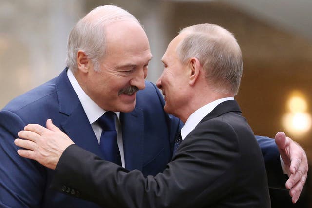 Embattled autocrat Alexander Lukashenko looks to Vladimir Putin for help