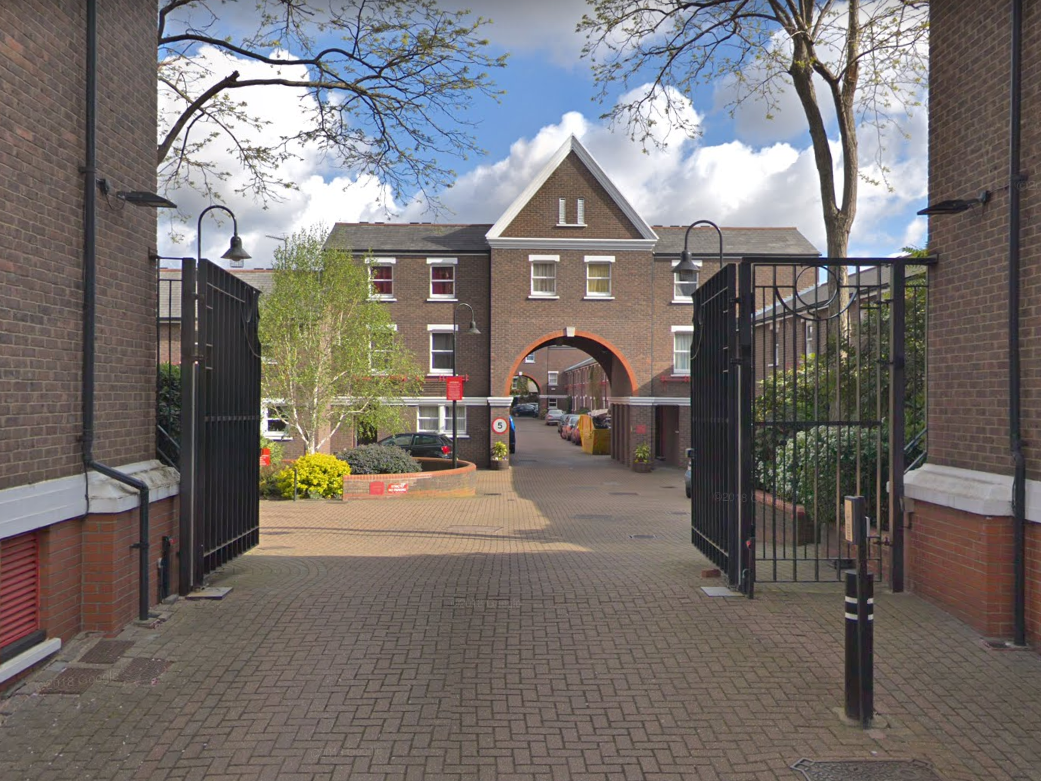 Yulia and Timur Gokcedag's bodies were found inside their home on this estate on the Isle of Dogs, East London