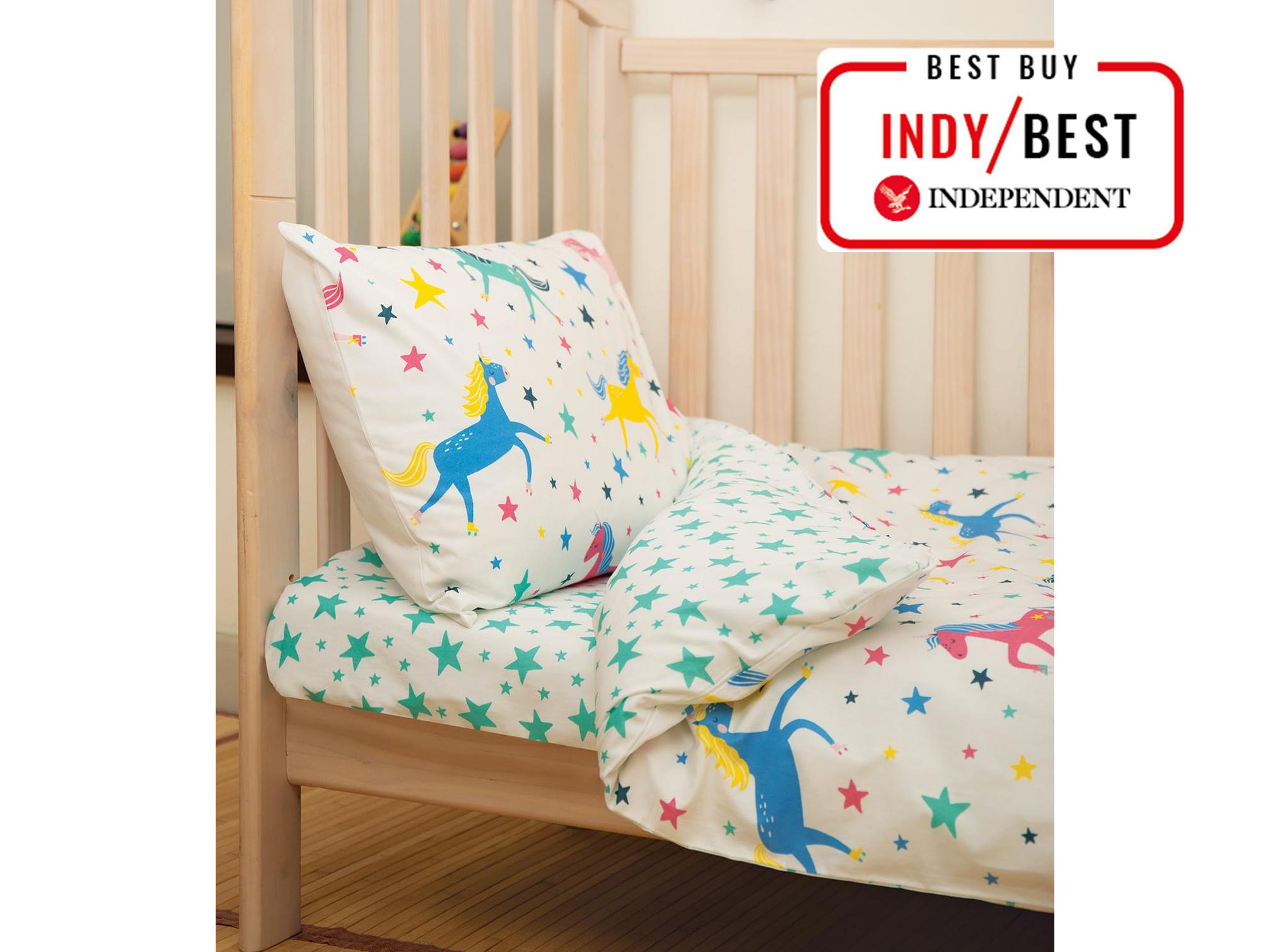 Quilted Cot Pillow Baby Comfort Nursery Junior Toddler Bedding Free Protector 