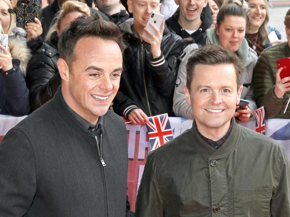 Ant and Dec at auditions for ‘Britain’s Got Talent’ in early 2020