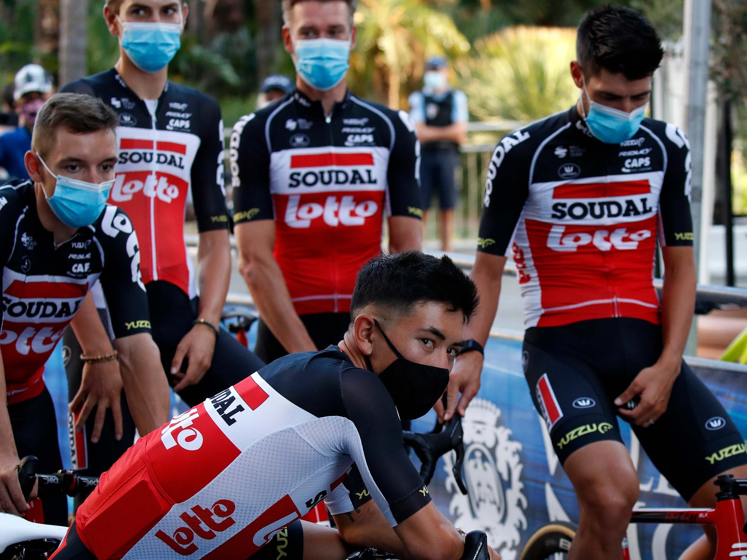 Four staff members of Team Lotto-Soudal were sent home following 'non-negative' test results