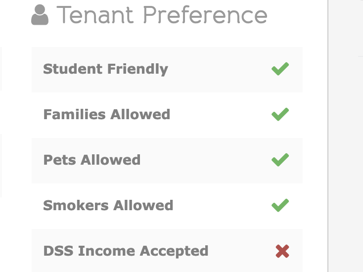 One of thousands of OpenRent listings saying benefit claimants won't be accepted