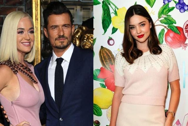 Miranda Kerr felicita a Orlando Bloom y Katy Perry