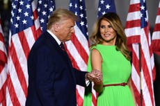 People have transformed Melania Trump’s RNC dress into a green screen