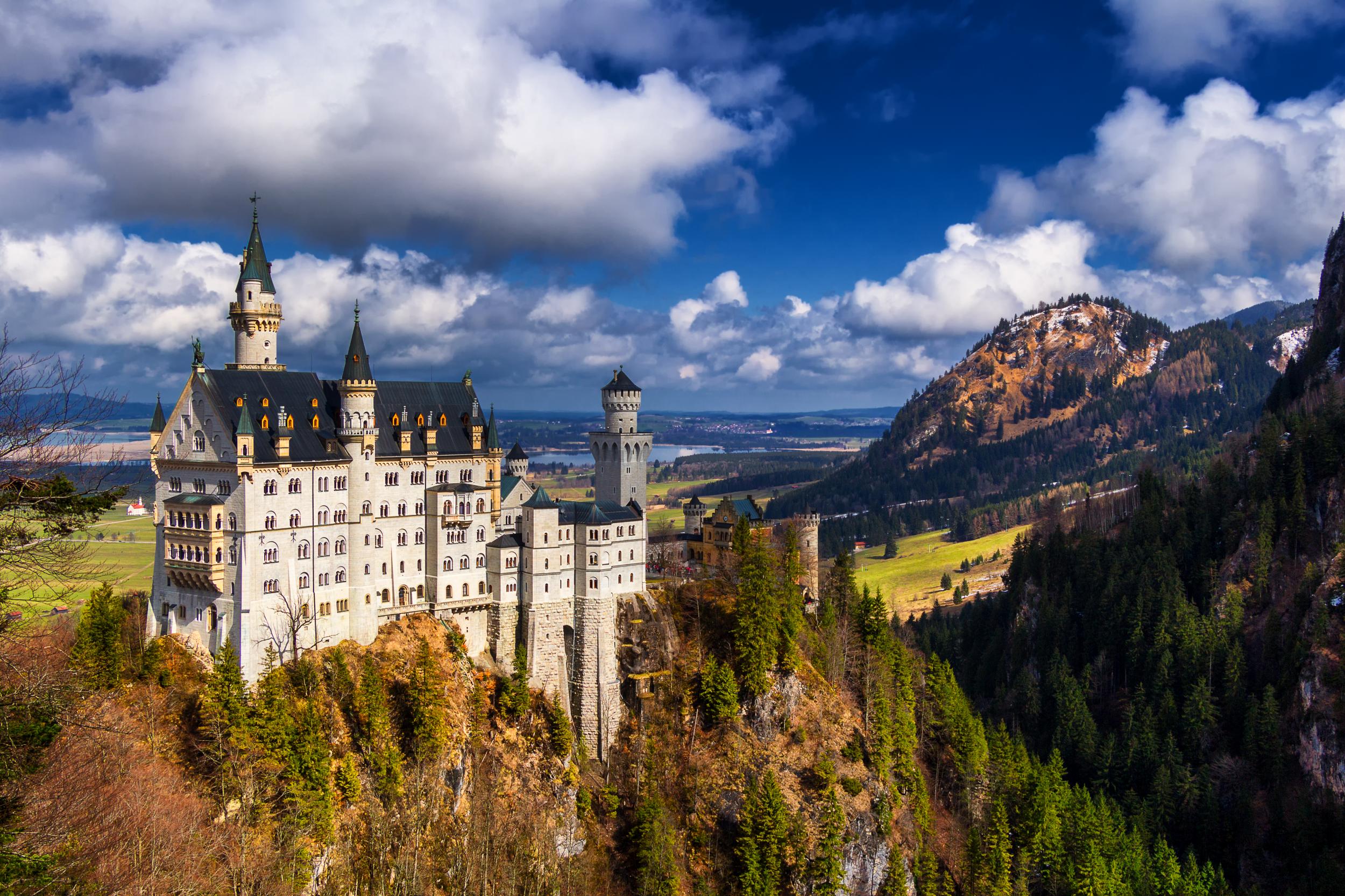 Germany’s Neuschwanstein Castle would make a magnificent pitstop