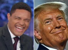 Trevor Noah and The Daily Show troll Trump with a full-page newspaper ad posing as a fictional law firm