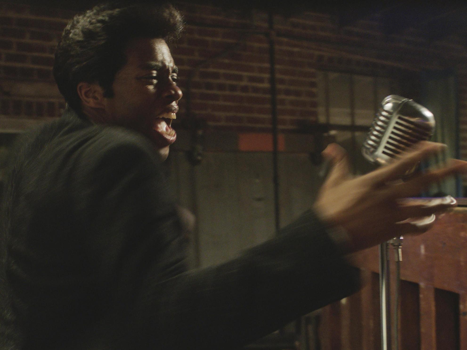 Chadwick Boseman impressed as James Brown in biopic ‘Get On Up’