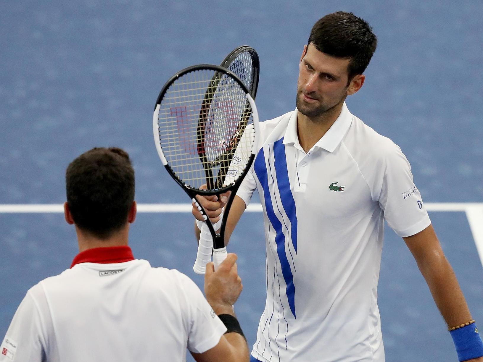 Novak Djokovic battled past Roberto Bautista Agut at the Western & Southern Open