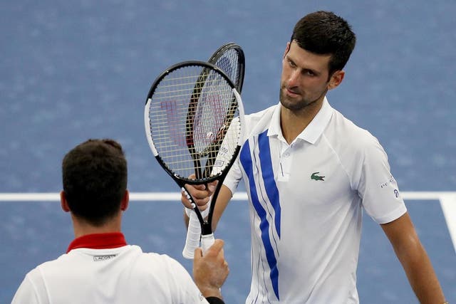 Novak Djokovic battled past Roberto Bautista Agut at the Western & Southern Open