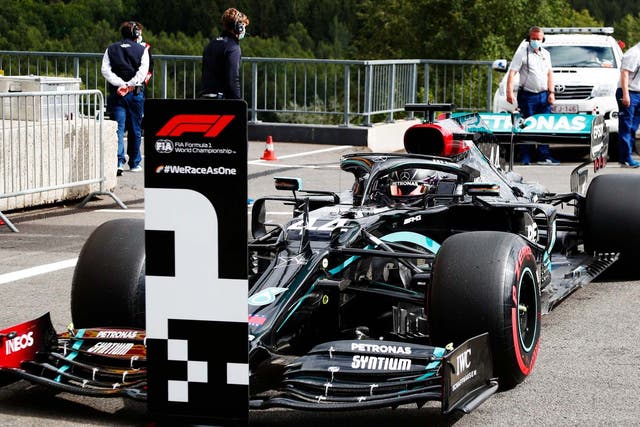 Lewis Hamilton consiguió la pole position para el Gran Premio de Bélgica